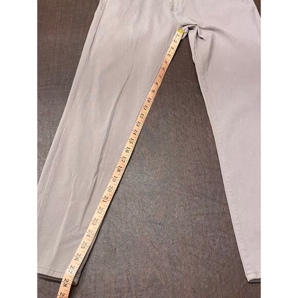 Curve Appeal 10/30 Gray Slim Tapered Jeans Stretch Denim Mid Rise Neutral Basic - Picture 8 of 12